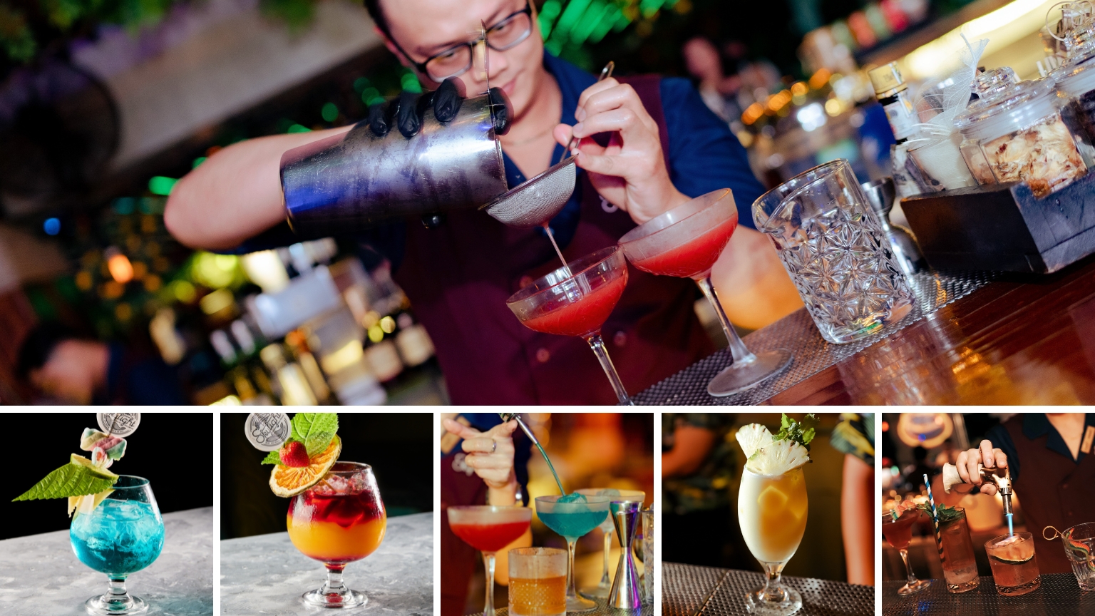 Thưởng thức những ly cocktail ngon lành