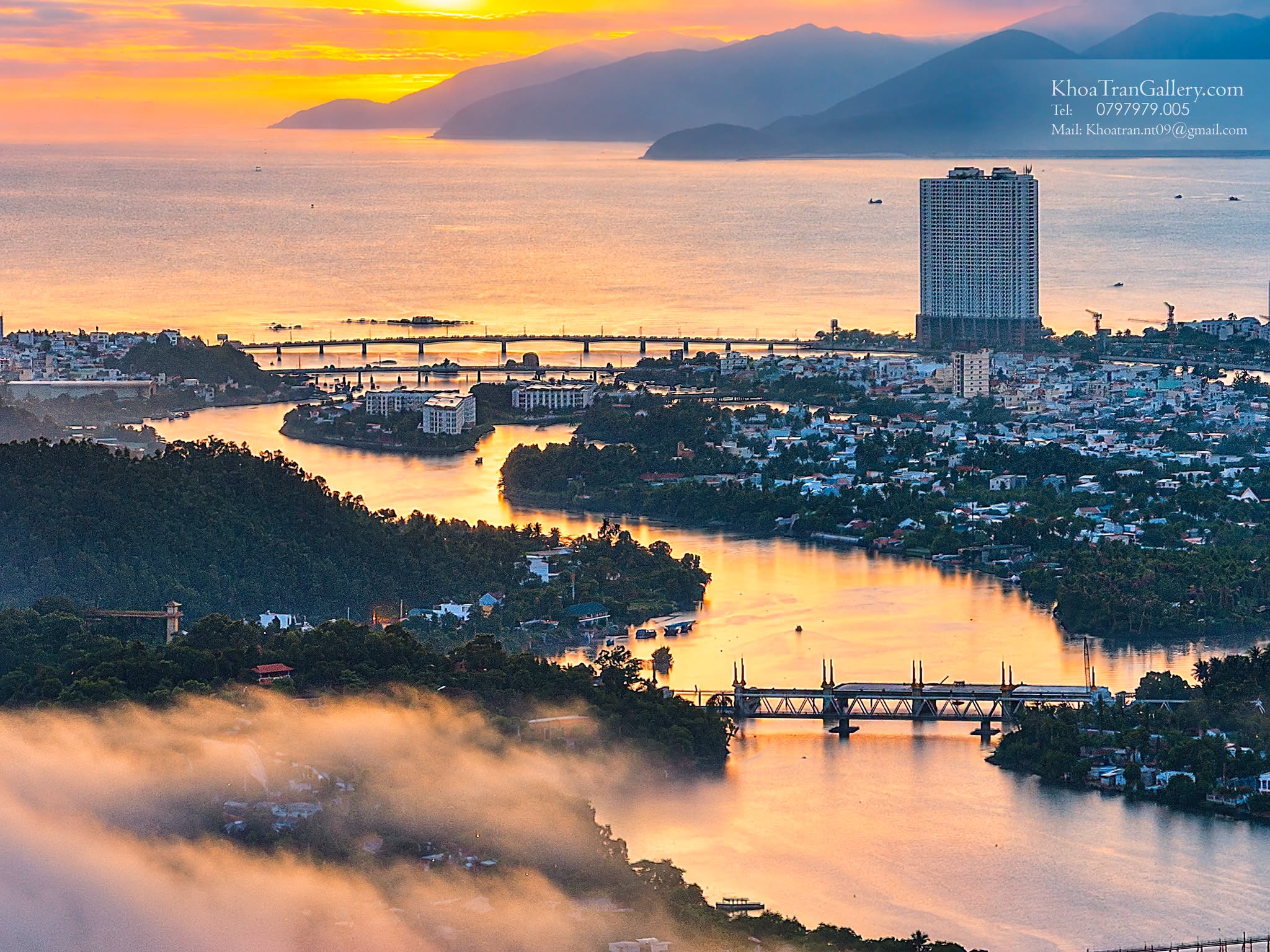 Panoramic view of Nha Trang for a guide on what to do in Nha Trang in October