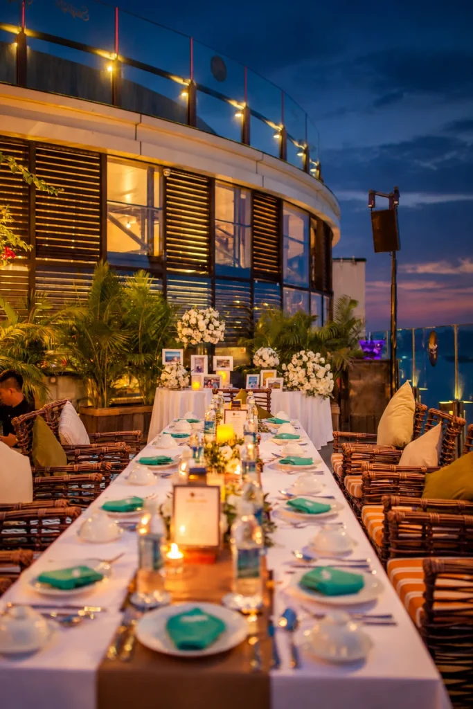 Small wedding in Nha Trang with under 70 guests